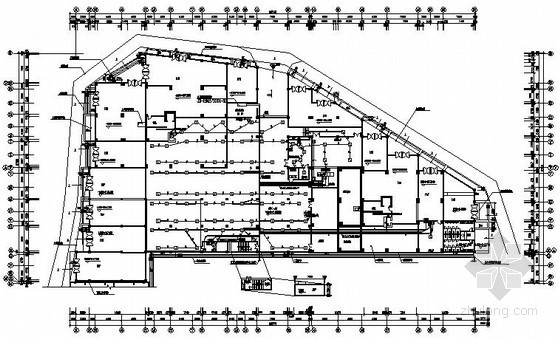 建筑车库cad图纸资料下载-车库电气施工图纸