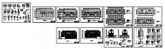 单层住宅建筑结构图资料下载-[江西]某住宅楼建筑结构图