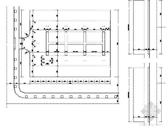停车场CAD平面施工图资料下载-河北某学校停车场施工图