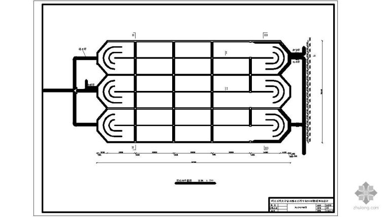 三沟氧化沟毕业设计资料下载-河北工程大学给排水专业氧化沟工艺毕业设计图纸