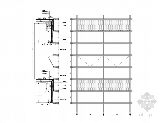 [江苏]37层企业办公楼建筑施工图（上海知名公司设计）-节点图