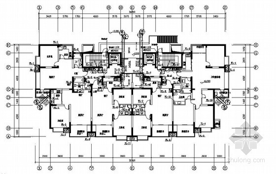 十六层住宅楼投标资料下载-二十六层住宅楼给水排水施工图