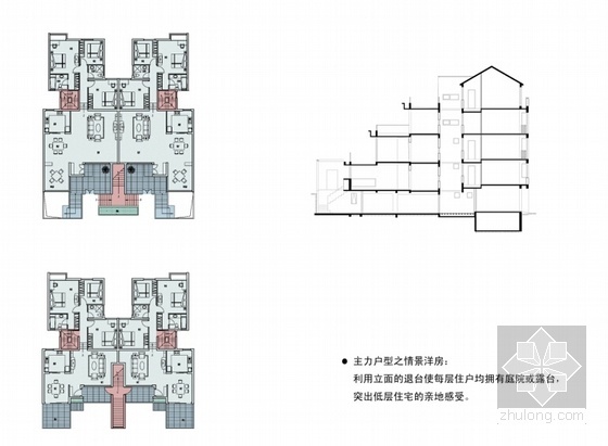 [广东]欧式风格住宅小区规划设计方案文本（含别墅、小高层等）-欧式风格住宅小区规划总平面图