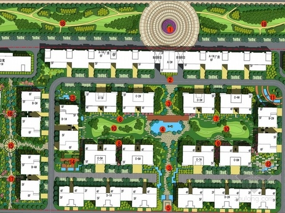 科技公园规划设计资料下载-[重庆]道法自然科技园设计方案