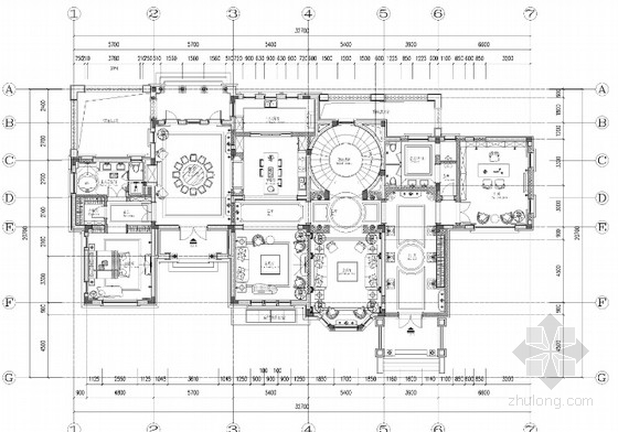别墅家装室内资料下载-[杭州]新中式豪华别墅室内设计施工图（JPG格式、含报价单）