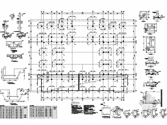 六层教学楼cad资料下载-[安徽]六层框架结构综合教学楼结构施工图