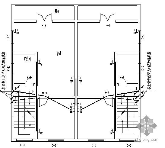 钢结构工业厂房电气设计图资料下载-某别墅电气设计图