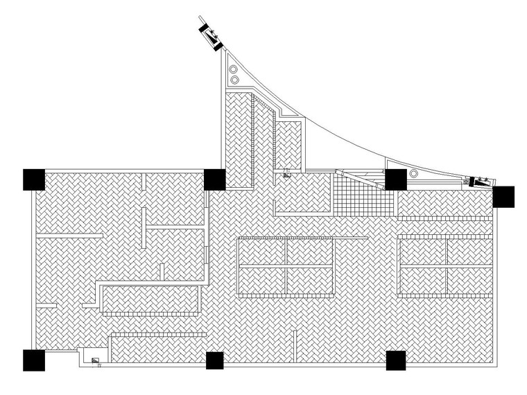 现代简约风格中餐厅全套施工图附效果图-地材