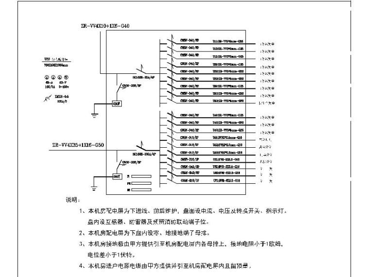 某大学网络中心机房设计施工图-某大学网络机房设计施工图