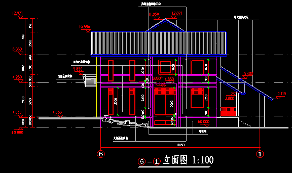 广州二沙岛南堤豪华别墅全套施工图