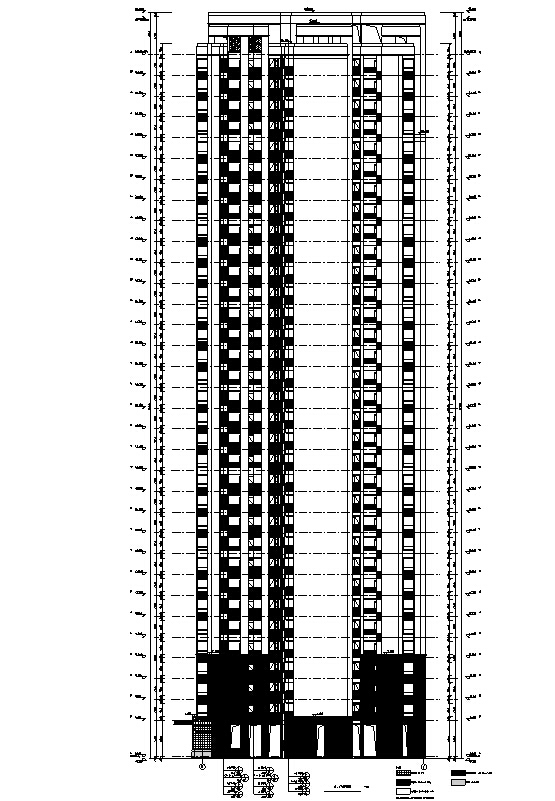 [四川]绿地29栋超高层住宅及地下室建筑施工图(正式全专业）-知名地产29栋超高层住宅及地下室建筑施工图(正式施工图，含全专业）