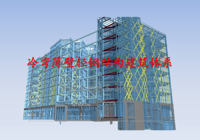 广州轻钢结构别墅资料下载-冷弯薄壁轻钢结构别墅结构体