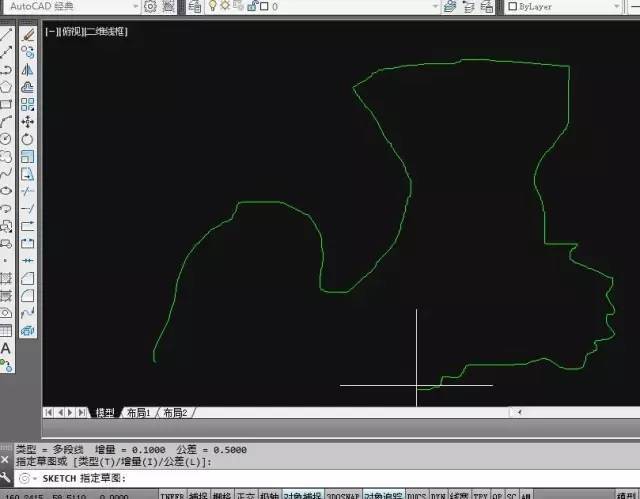 cad花草怎么画资料下载-CAD中如何快速手绘不规则图形？