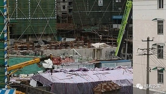 工地蓄水池容积确定资料下载-安徽六安市碧桂园工地围墙和活动房坍塌，致6人死亡多人受伤