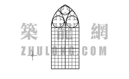 cad窗花图块资料下载-窗花09