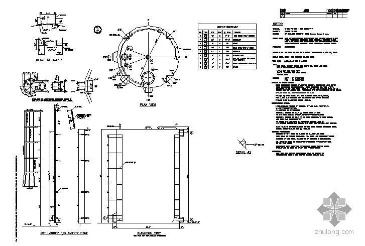 不锈钢加工图纸CAD资料下载-水箱加工图