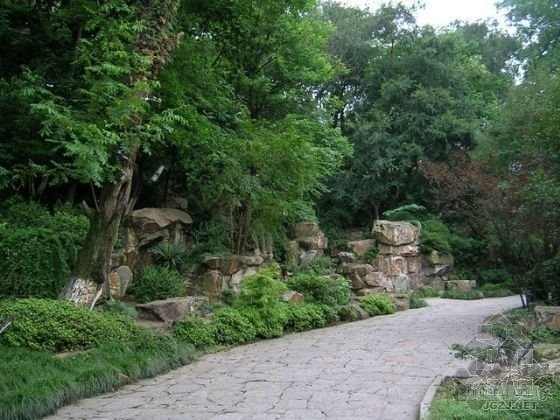 园林绿化古建筑监理规划资料下载-[浙江]市政人民公园工程监理规划（包含路面 绿化）