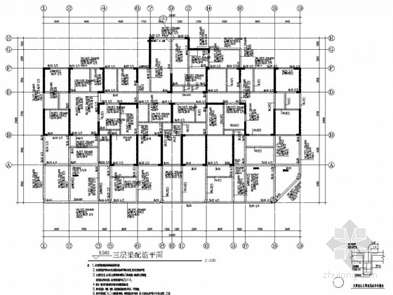 武汉市住宅楼资料下载-[武汉]33层剪力墙结构住宅楼结构施工图（仅地上部分）