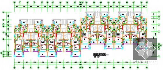 [江苏]13万平米大型现代社区建设工程施工总承包招投标文件(合同 清单 图纸)-四层插座平面图