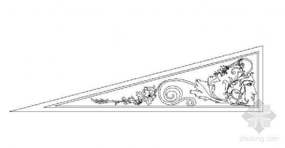 雕花图块CAD资料下载-欧式雕花图块36