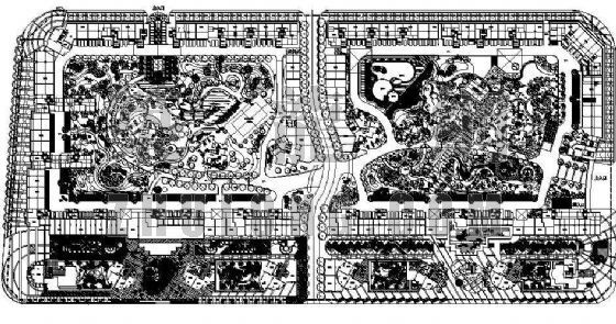 新中式商业街景观施工图资料下载-某商业街景观设计图