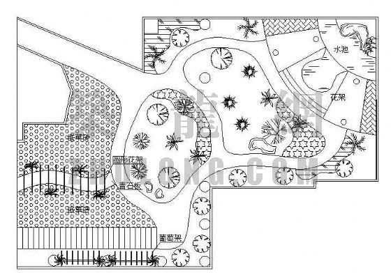 中式屋顶屋檐节点施工图资料下载-屋顶花园施工图