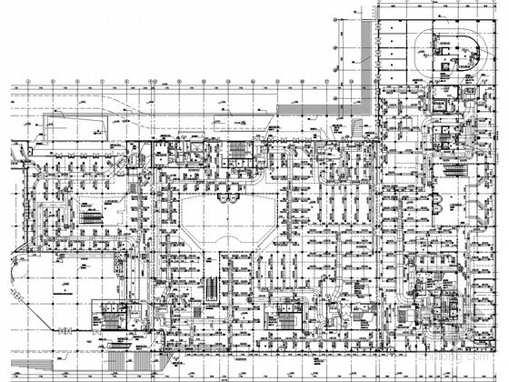 小型商场平面图cad资料下载-[广东]综合性商场空调通风排烟系统设计施工图（系统图多）