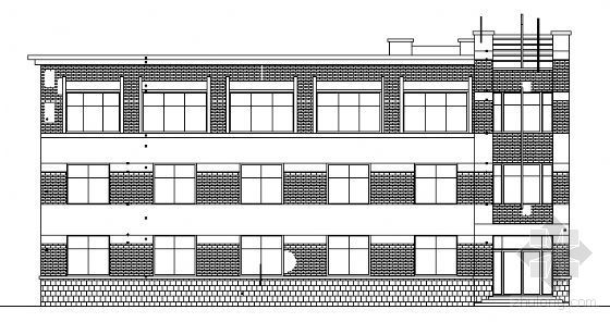 温泉汤屋建筑设计方案图资料下载-某三层医院建筑设计方案图