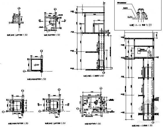 观光电梯CAD图块资料下载-观光电梯详图