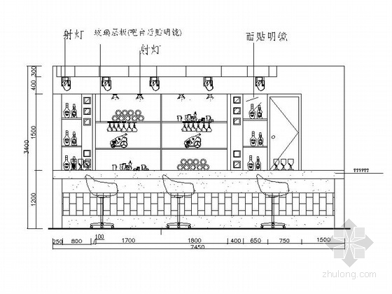 某咖啡厅室内装饰图- 