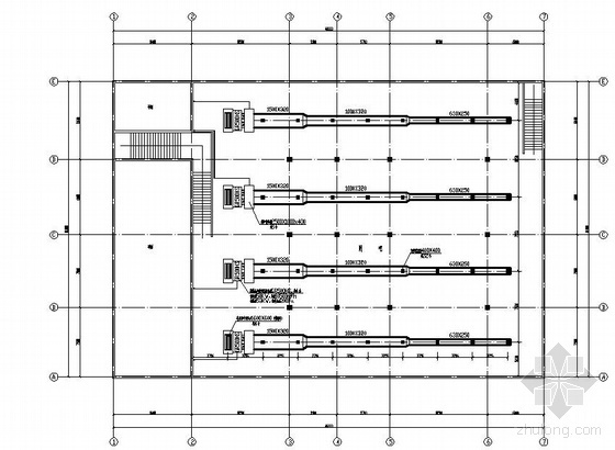 网吧装修平面布置图资料下载-江西省某网吧空调平面图