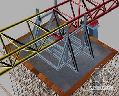 武汉某机场航站楼施工组织设计（鲁班奖 预应力框架结构 钢结构桁架 三维图）- 