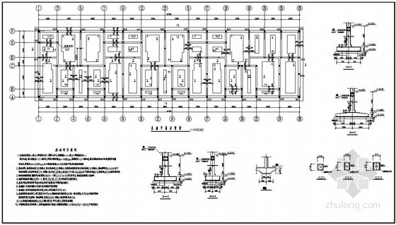 2×8米鋼筋混凝土空心板成套cad設計圖紙