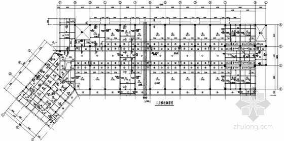 [湖北]六层框架结构酒店客房结构施工图（桩基础 坡屋面 4#楼）- 
