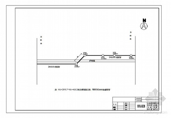 污水压力检查井dwg资料下载-包头某旗污水截流管线工程竣工图