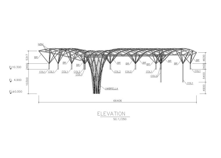 国外项目设计图资料下载-ETFE膜结构施工图（海外项目）