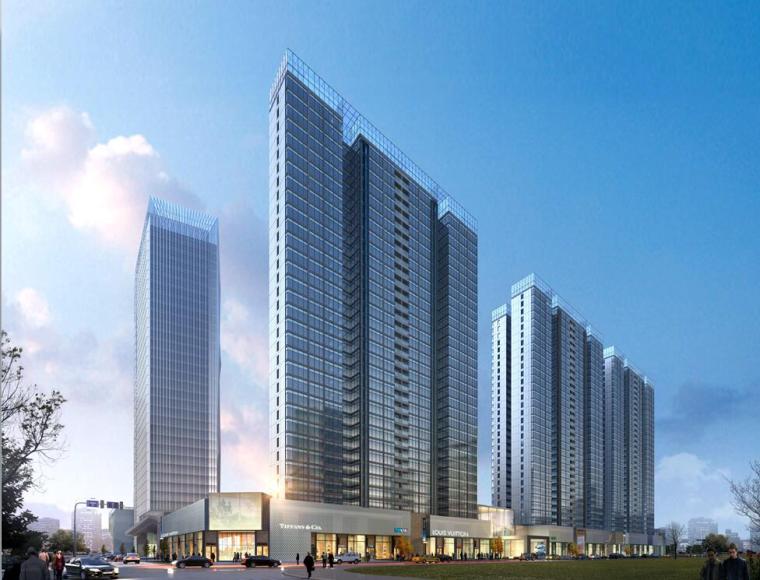 现代高层建筑方案设计说明资料下载-[江西]南昌凤凰洲现代风格商业建筑方案设计