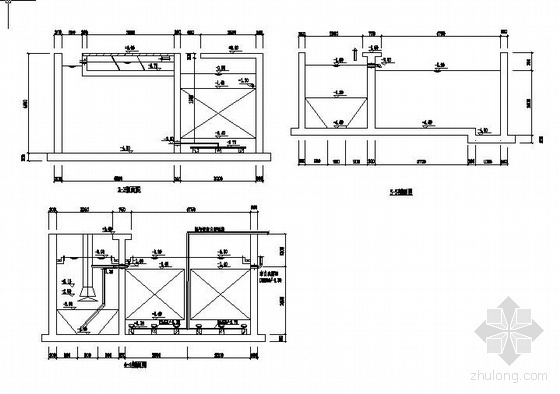 沉淀池工艺图dwg资料下载-某宾馆污水处理工艺图