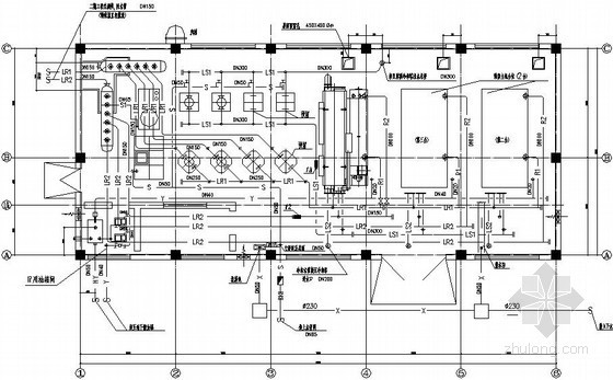 机房精密空调图纸资料下载-某直燃机房空调设计施工图纸