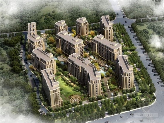 住宅剖面图景观手绘资料下载-[杭州]地方文化曲线整合住宅景观设计方案
