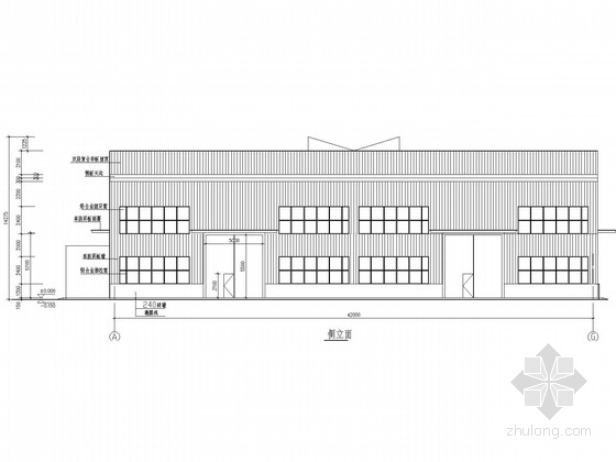 21米单层厂房施工图资料下载-21米X2跨门式刚架厂房结构施工图(含部分建施)