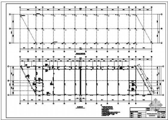 14米钢屋架结构图资料下载-东莞某商铺14结构图