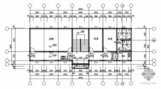 某二层办公楼建筑施工图-3