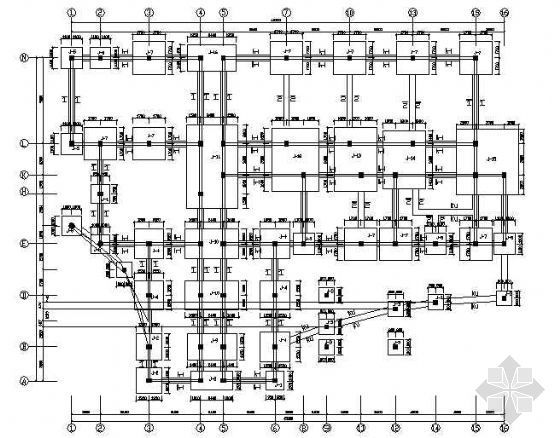 建筑框架施工图纸资料下载-某六层框架设计施工图纸
