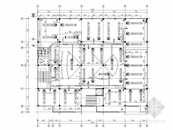 中央空调设计方案ppt资料下载-工业园区办公楼中央空调工程系统设计方案图