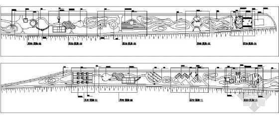 现代园林设计CAD施工图资料下载-唐山公园园林设计施工图