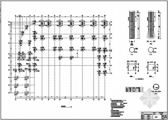 医院住院部结构设计资料下载-宁远县某医院综合楼结构设计图