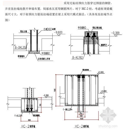 后张法预应力筋施工方案资料下载-[北京]后张法无粘结预应力施工方案