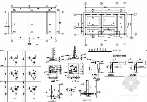 垃圾转运站建筑结构施工图（坡屋面）