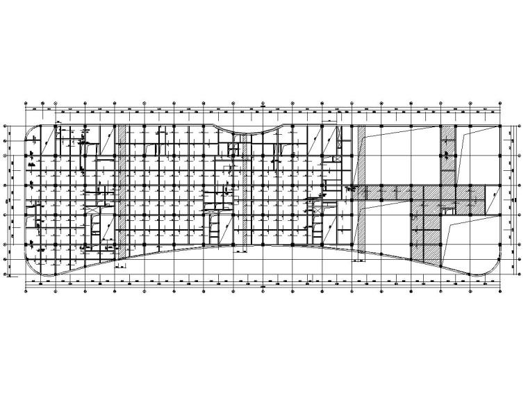 [黑龙江]地上五层框架结构（少量剪力墙）住宅楼结构施工图-A区-2#楼四层顶板配筋图.jpg